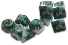The Caverns of Thracia - GMG6105 - Thracian Azure Swirl 9 die set